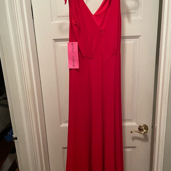 Betsy Johnson red dress size 8 - Picture 2 of 2